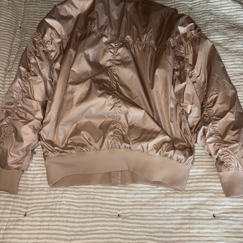 Old Navy Metallic Rose Bomber Jacket - Picture 3 of 3